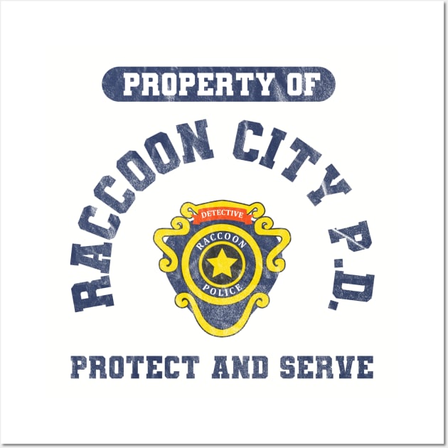 Property of Raccoon City Police Department | Resident Evil Wall Art by threadbaregaming